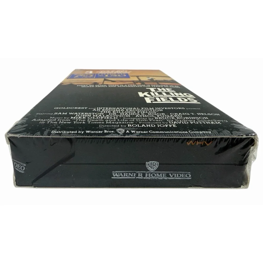 The Killing Fields VHS Warner Bros Sam Waterston Craig T Nelson John Malkovich‎